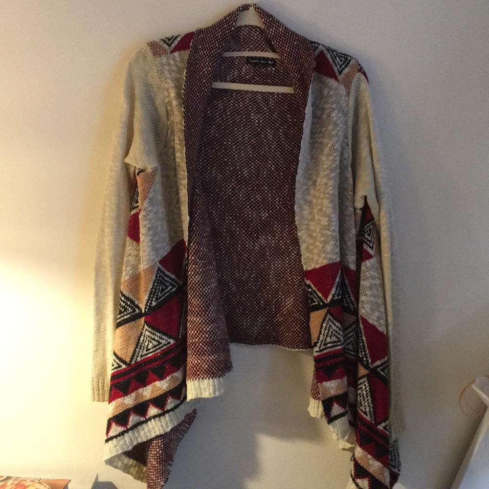 Aztec Open Faced Sweater
